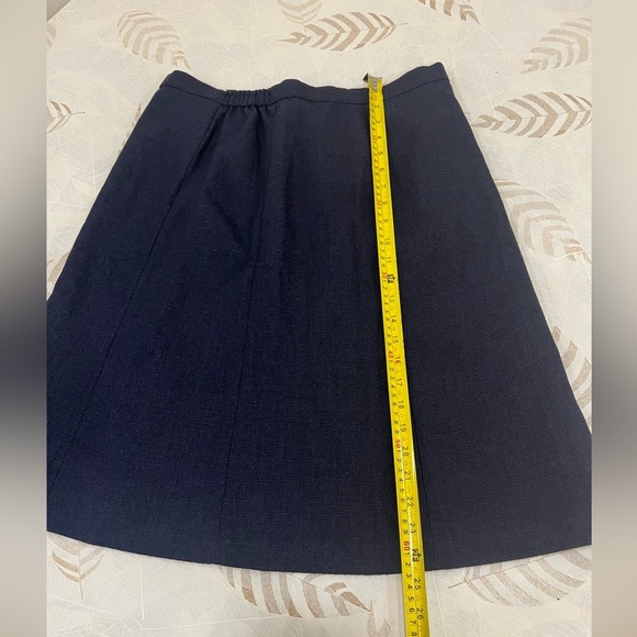Elegant Navy Blue Women's Skirt - Picture 6 of 7